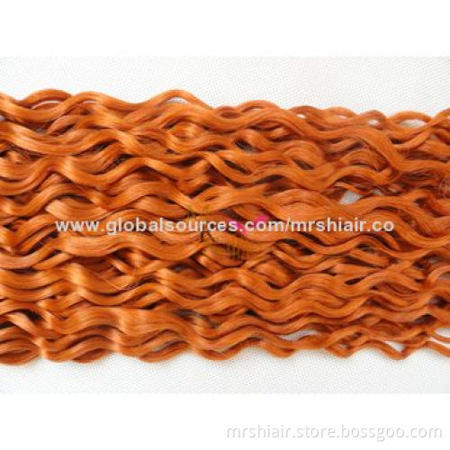 22-inch Color 130# Water Wave Brazilian Hair Weave